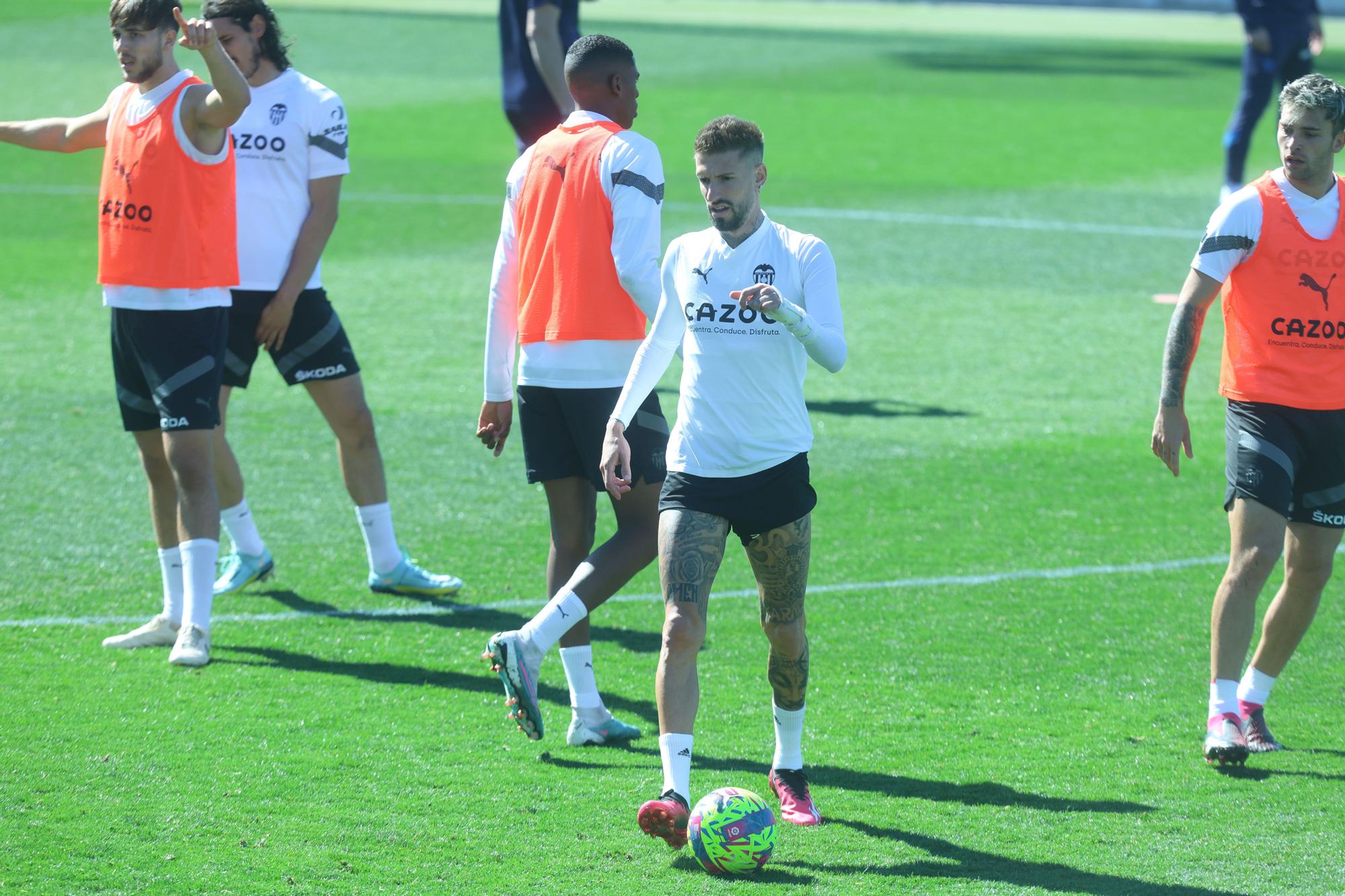 Así ha sido el entrenamiento del Valencia CF