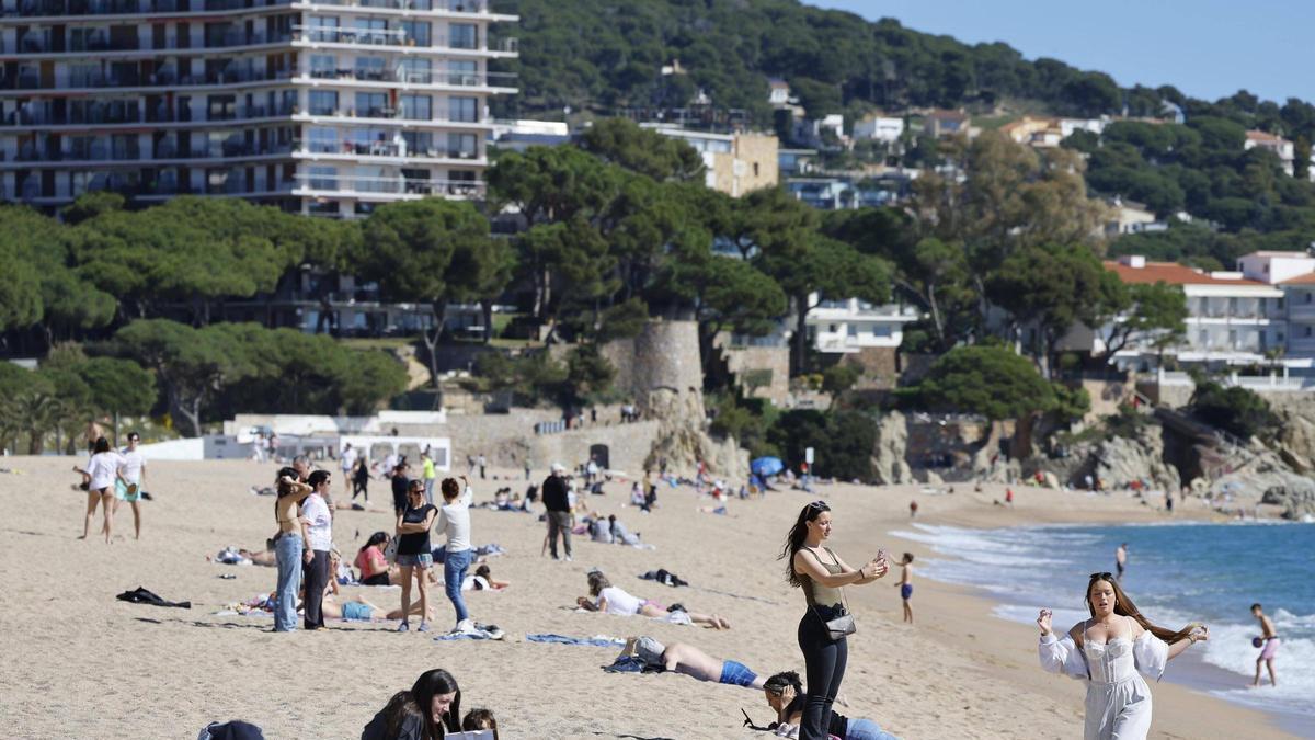 Les imatges de Platja d'Aro durant la Setmana Santa