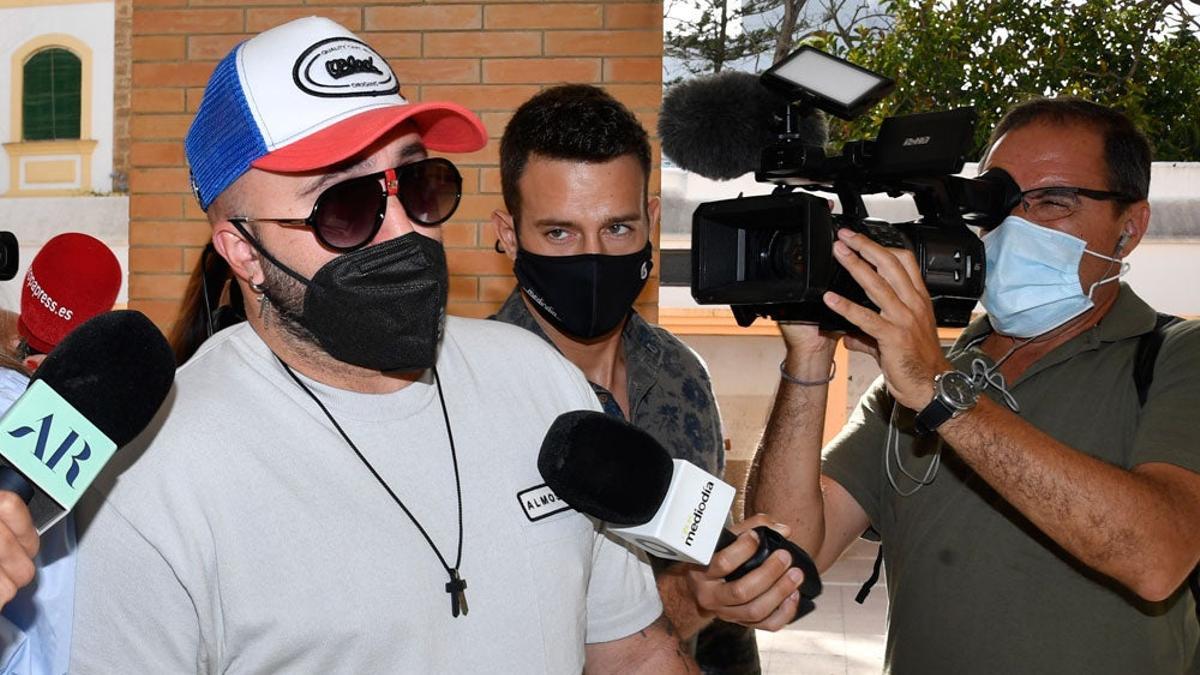 Kiko Rivera saliendo llegando al tribunal de Chiclana