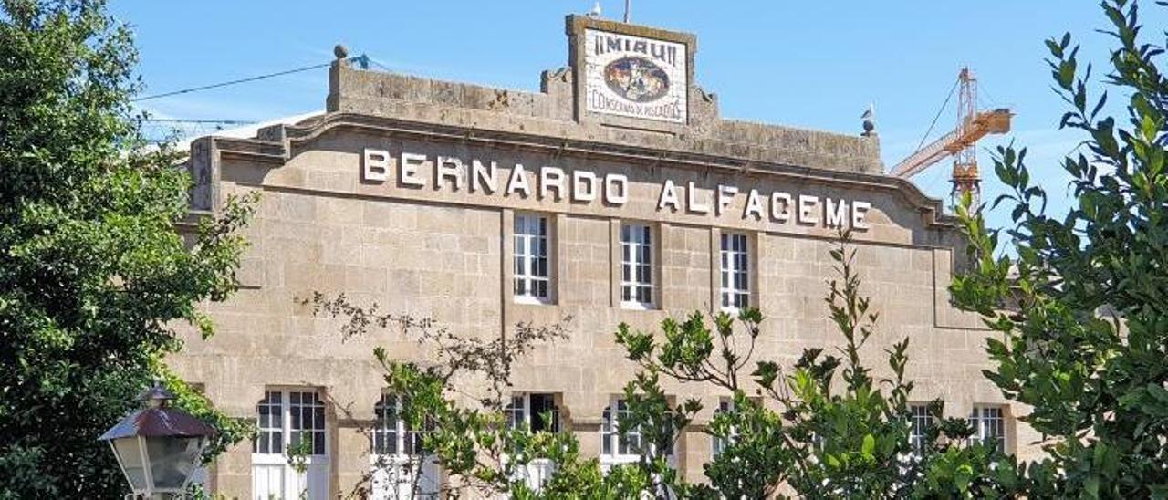 La antigua fábrica de Bernardo Alfageme en Bouzas.