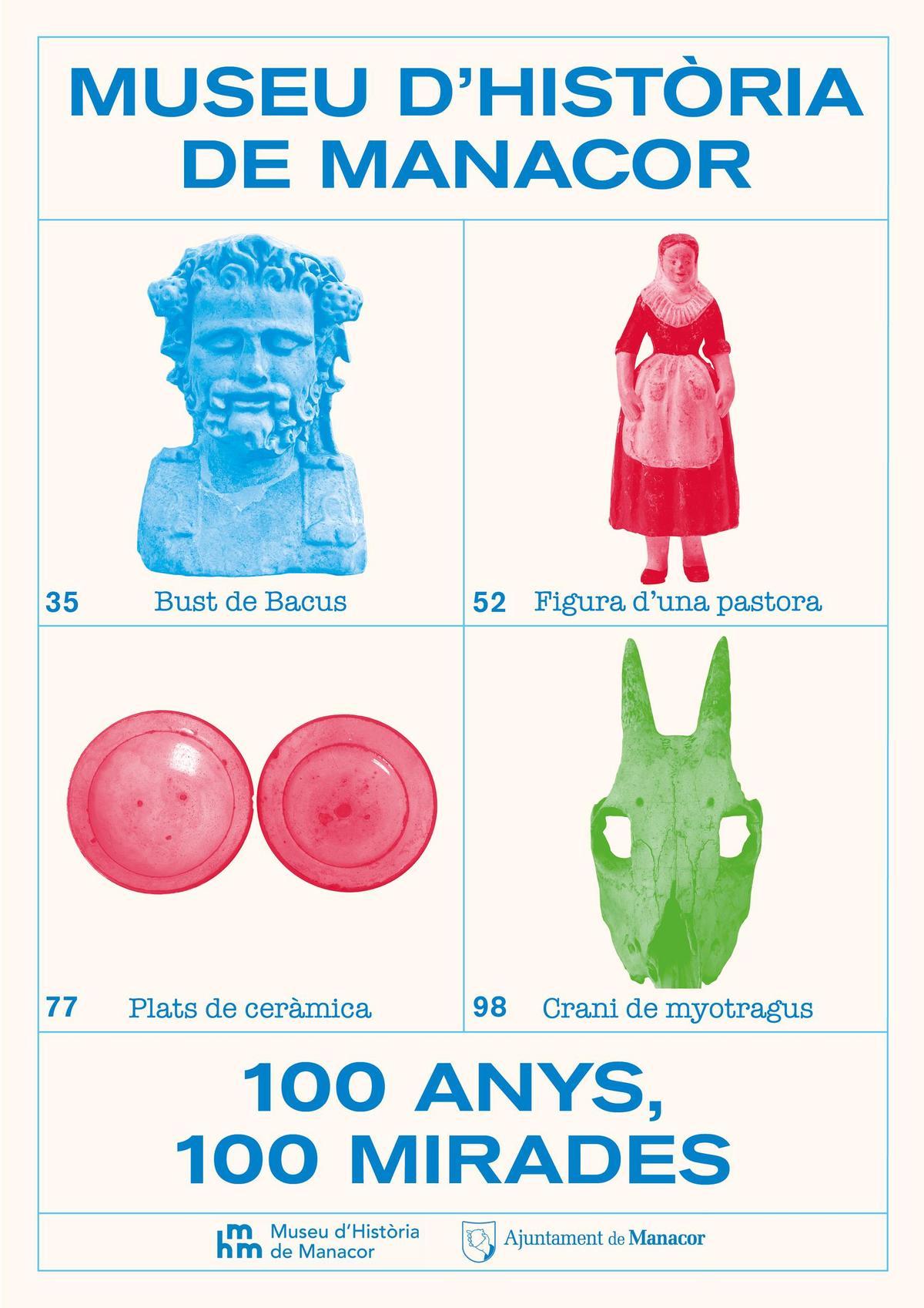 Cartel '100 anys, 100 mirades'.