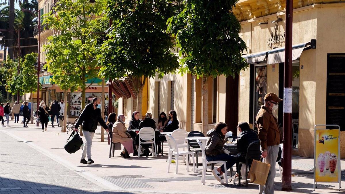 Imagen de una calle de Melilla.