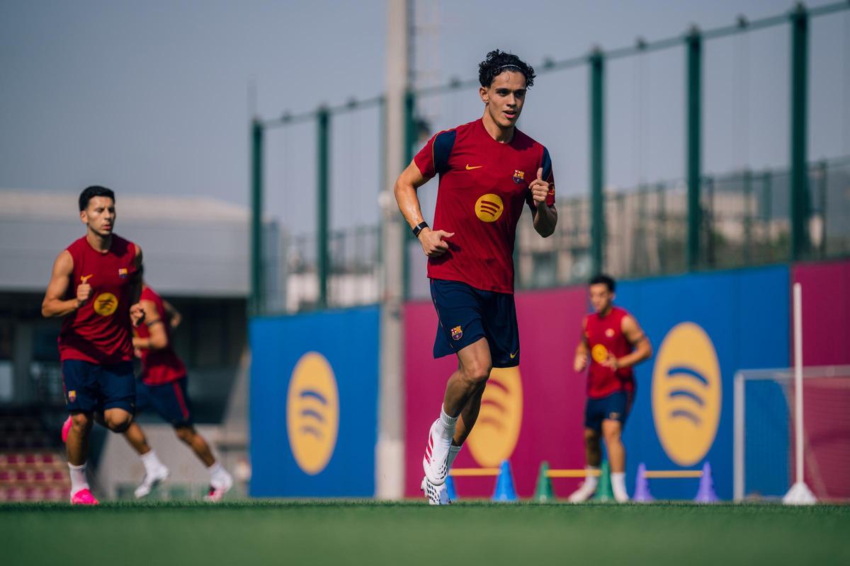 El primer entrenamiento del FC Barcelona para preparar la temporada 2026/27. Fuente: FCB