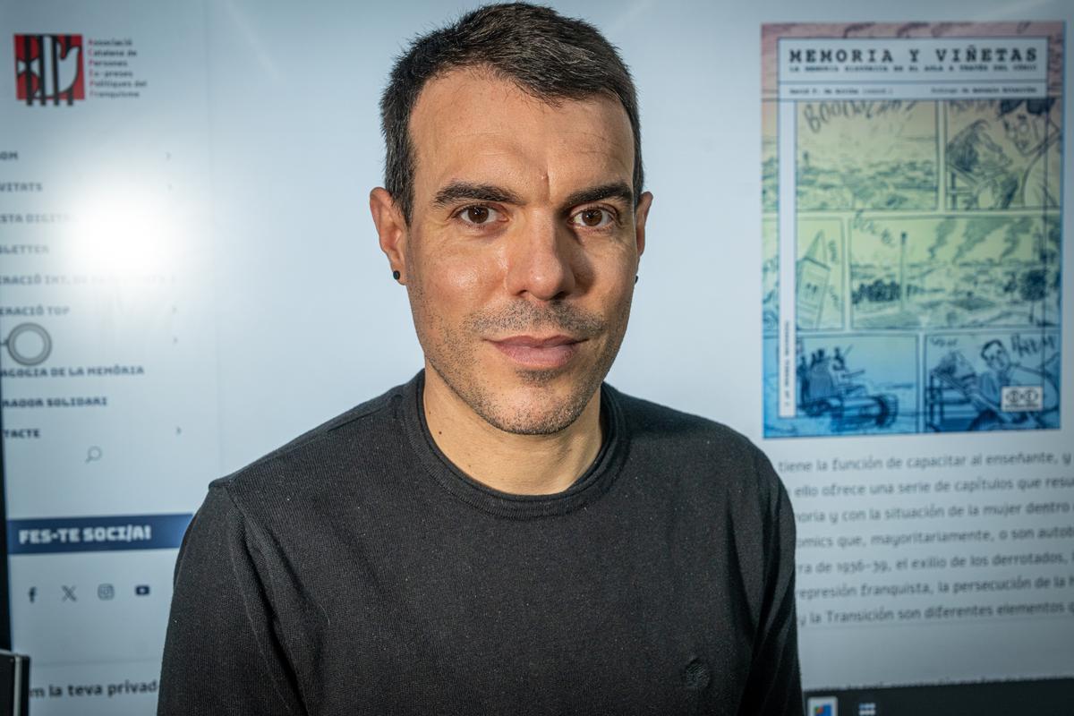 David F. Altarriba, profesor de Historia y amante de los cómics.