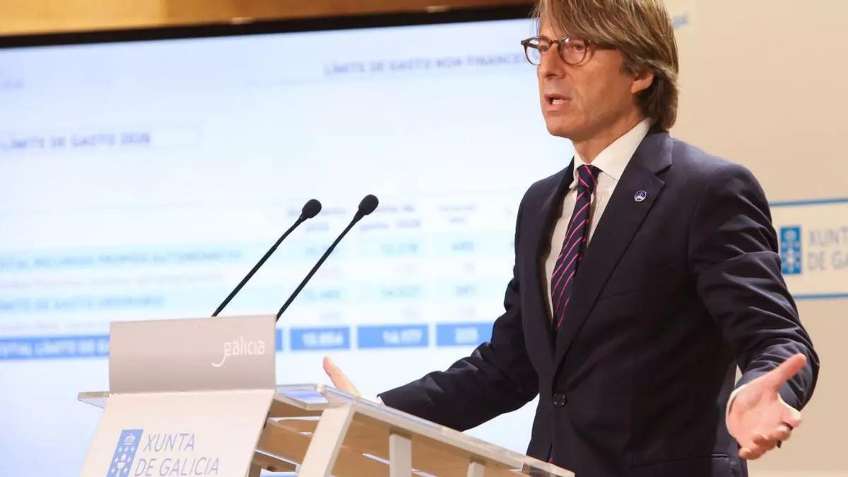 El conselleiro de Facenda, Miguel Corgos