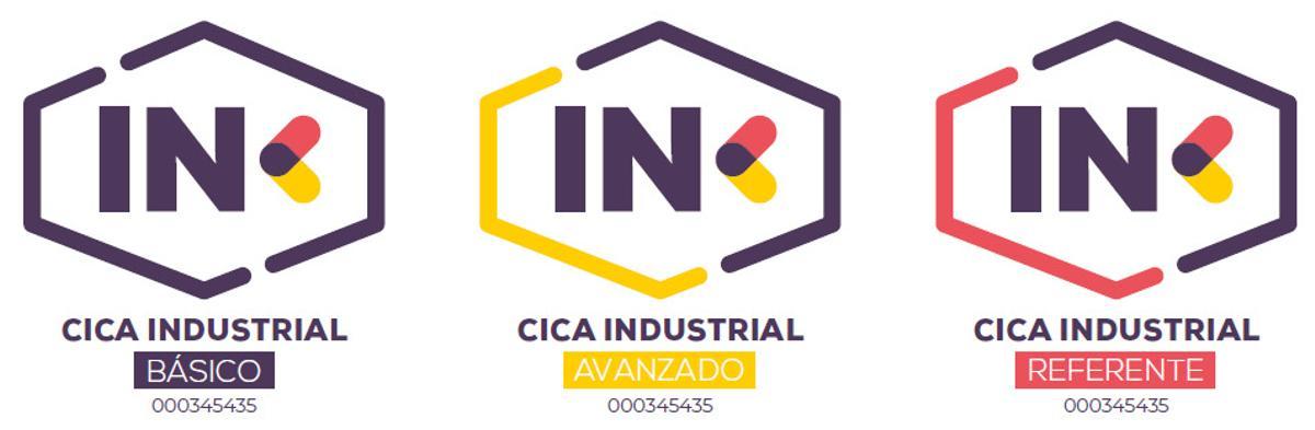 CICA Industrial Básico, Avanzado y Referente.