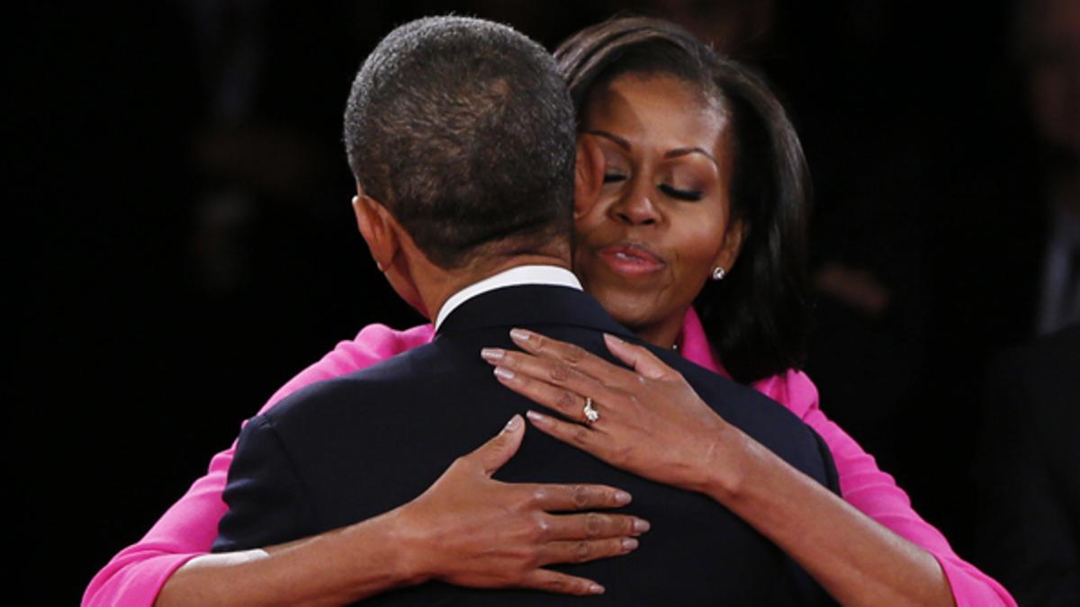 Michelle Obama pide el voto para el presidente Obama.