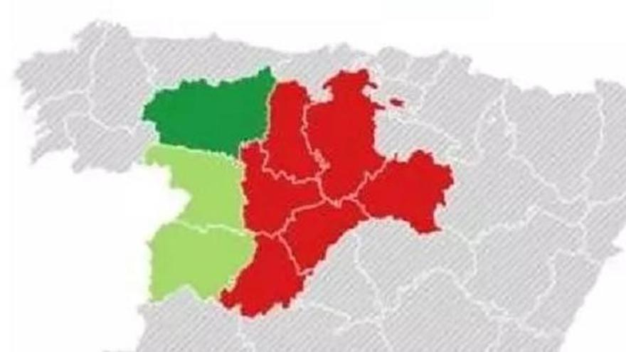 Mapa de Castilla y León