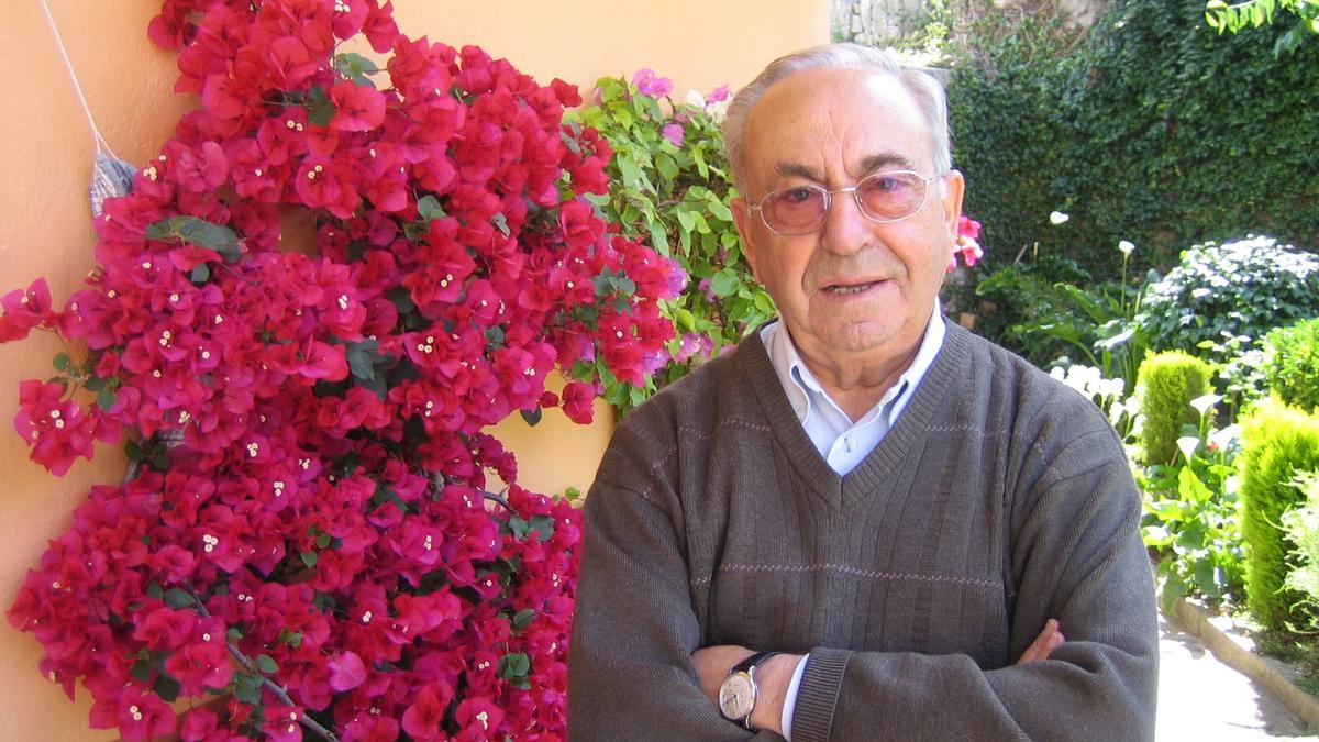 Avelino Rodríguez cuando cumplió sus 'bodas de oro' sacerdotales en 2010.