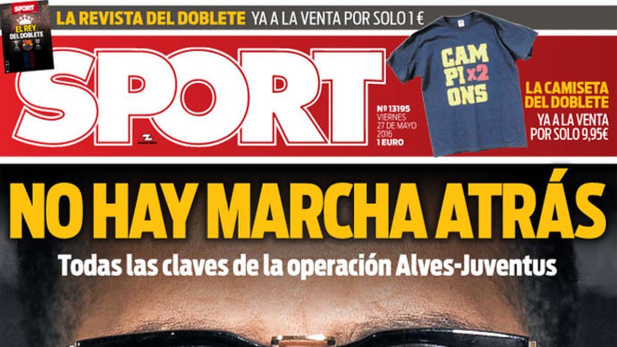 La portada de este viernes de SPORT