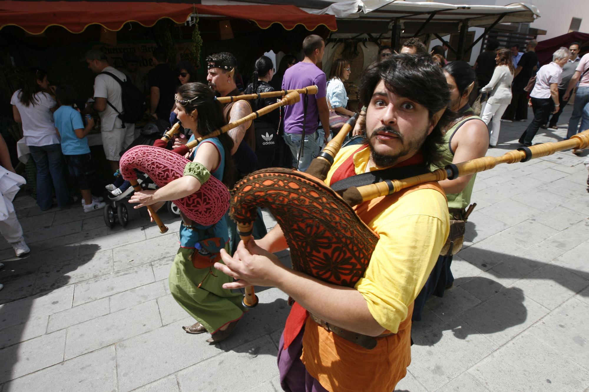 Edición de 2010 de la Feria Medieval de Ibiza.