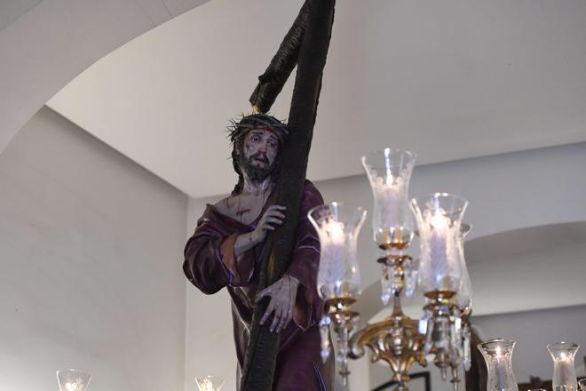 Procesión de la Soledad del Calvario en la Semana Santa de Murcia 2025.
