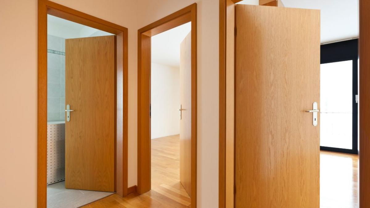 Unas puertas de madera 