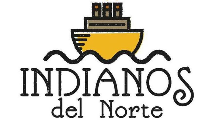 Un barco, motivo del logo de la Red de Municipios Indianos del Cantábrico