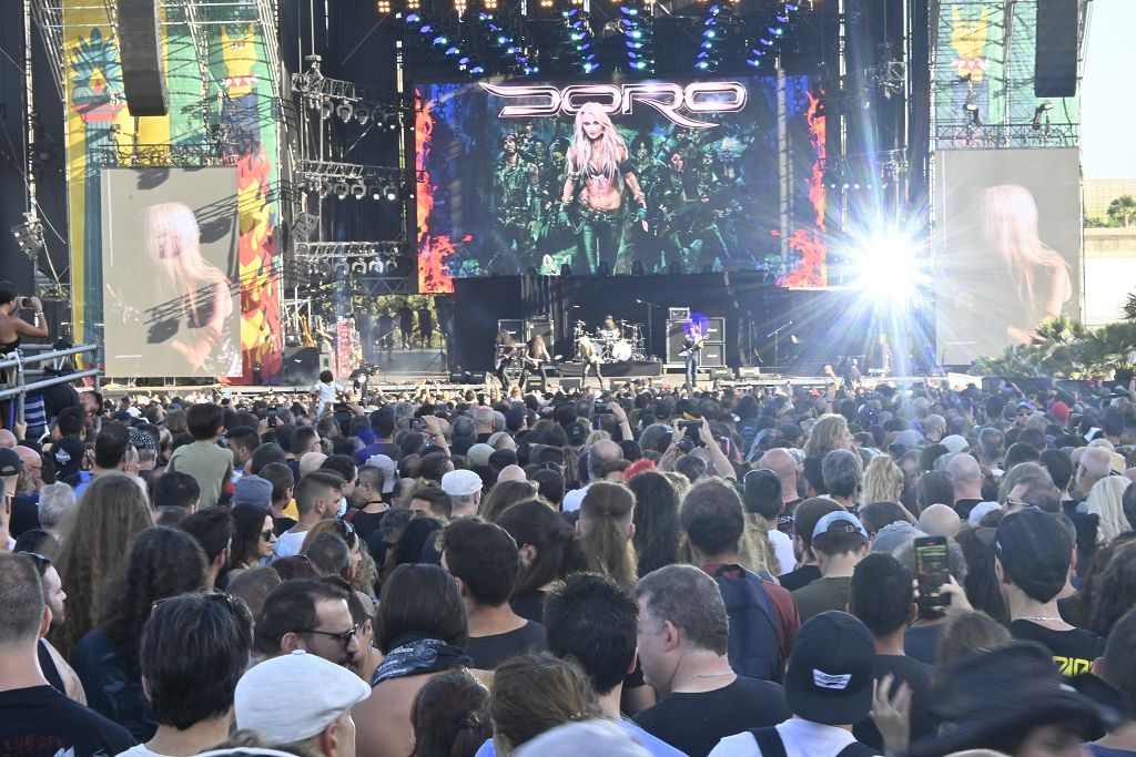 Ambiente de la segunda jornada del Rock Imperium Festival en Cartagena