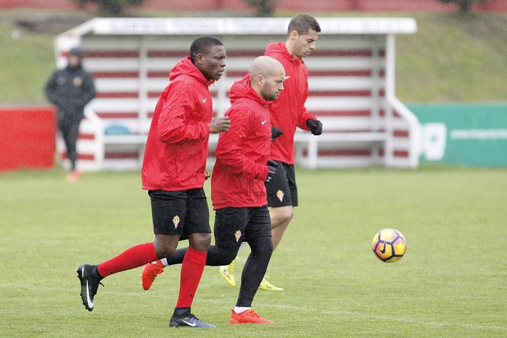 Entrenamiento del Real Sporting