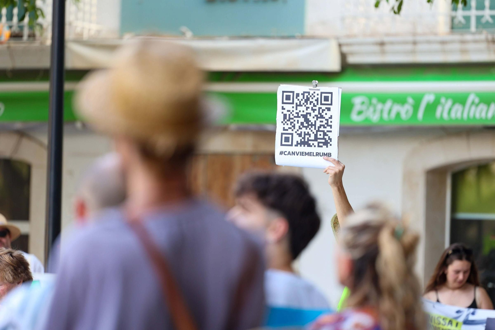 Manifestación contra la masificación turística en Ibiza