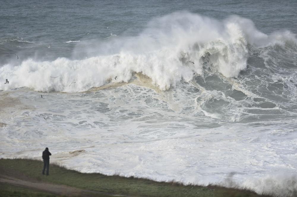 Temporal de viento en A Coruña