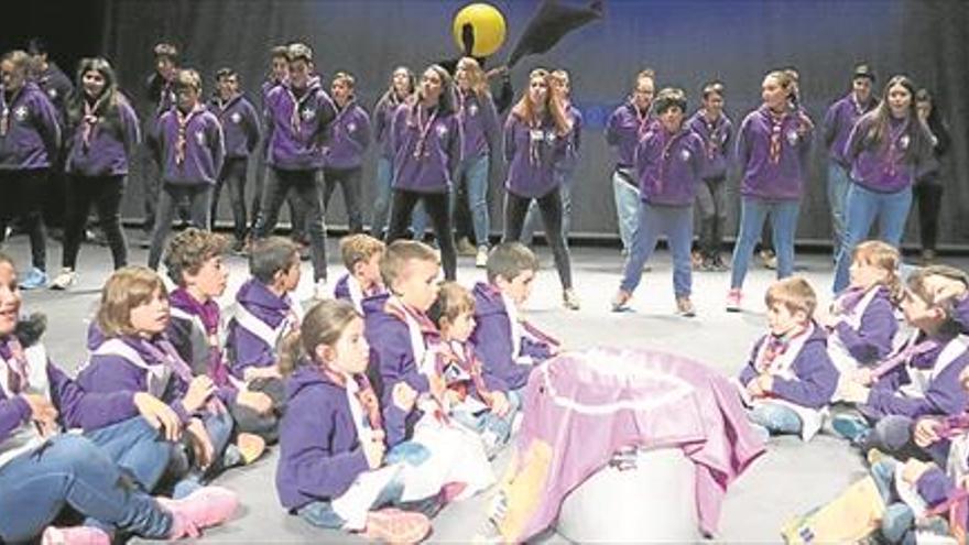 Los scouts celebran el festival de villancicos