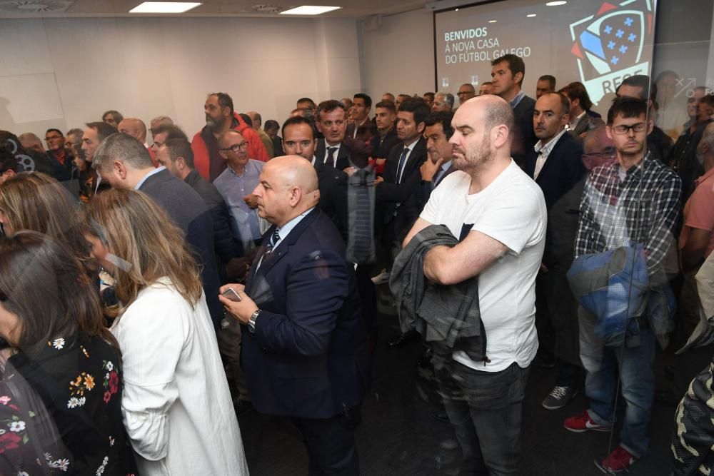 Lucas y Arsenio, en la inauguración de la sede de