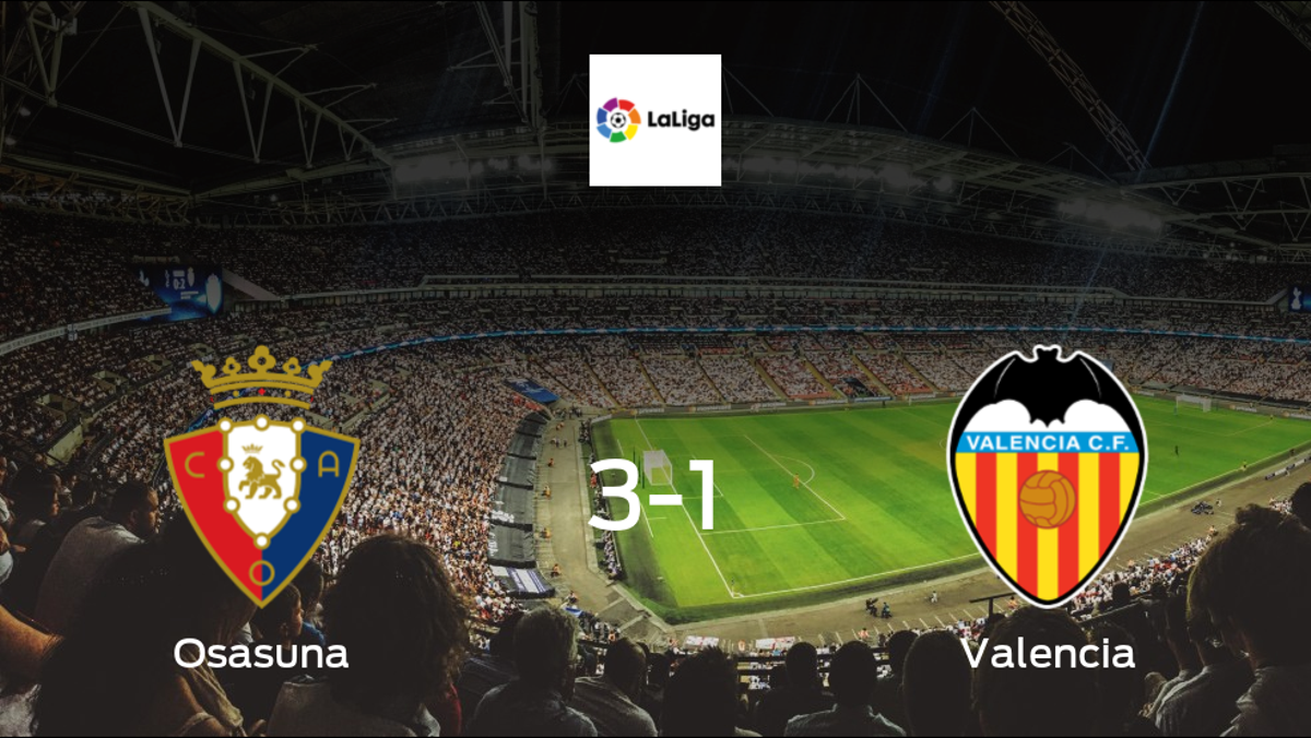 Travelling Valencia are humbled in a 3-1 defeat by Los Rojillos