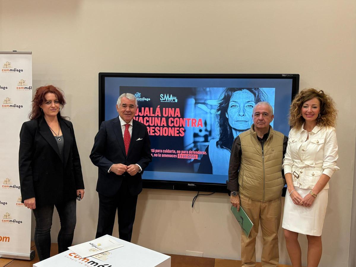 De izq. a dcha., Teresa Valle, Pedro J. Navarro, Antonio Martín y Virginia Ortega