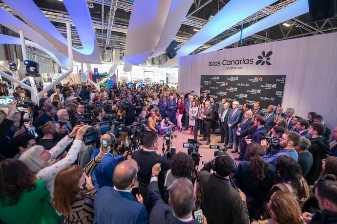 Pabellón de Canarias en la Feria Internacional de Turismo de Madrid FITUR 2020