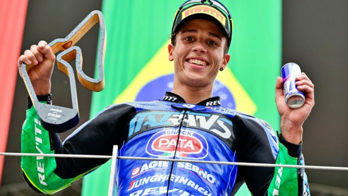 El brasileño Diogo Mireira, campeón del mundo de Moto2, debuta este año en MotoGP