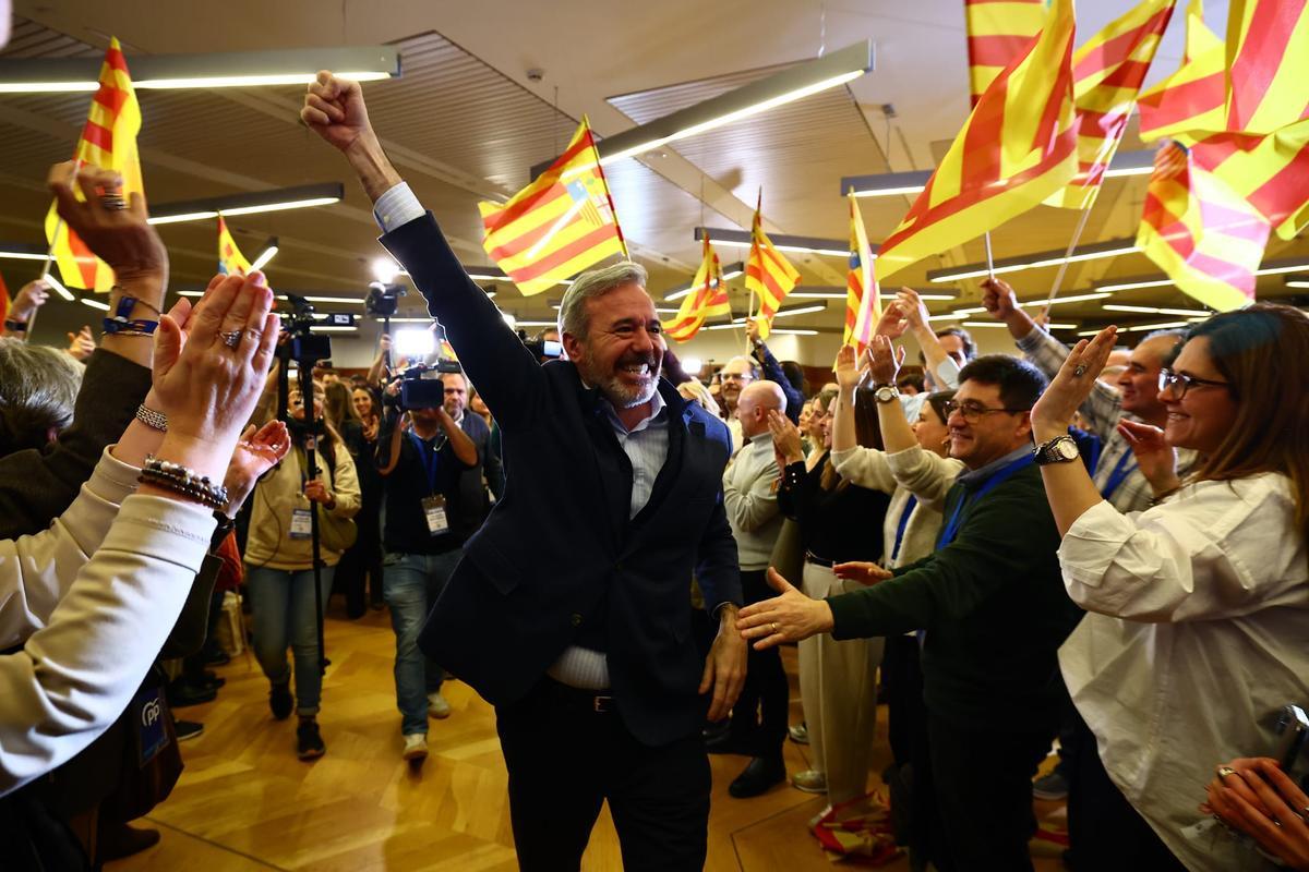 Jorge Azcón tras conocer los resultados del 8F.