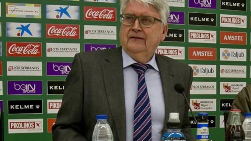 Juan Pascual, secretario general del Elche CF.