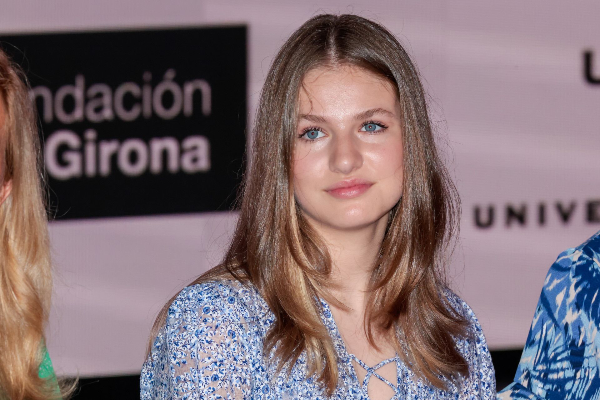 La princesa Leonor en un acto de la Fundación Princesa de Girona