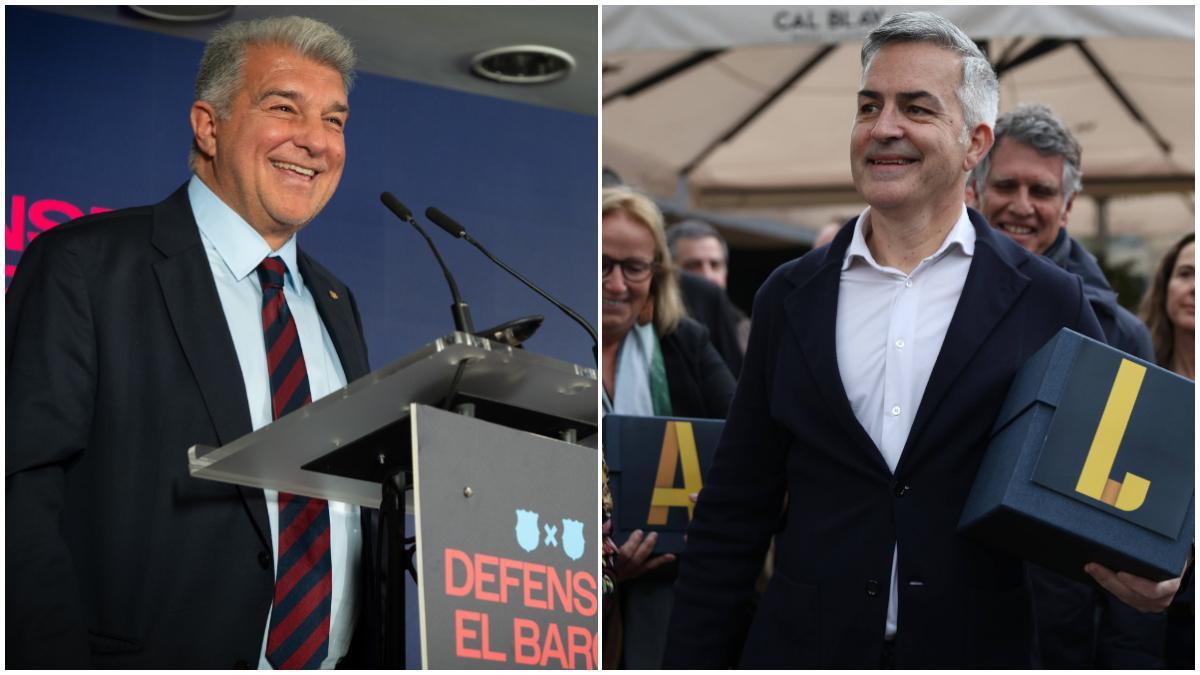 Joan Laporta y Víctor Font, candidatos a la presidencia del FC Barcelona