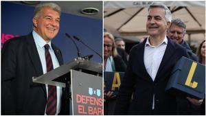 Joan Laporta y Víctor Font, candidatos a la presidencia del FC Barcelona