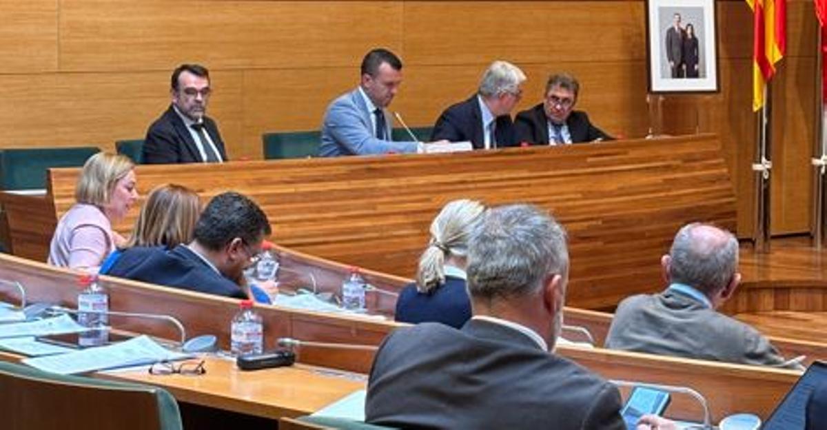 Una imagen del pleno de la diputación.