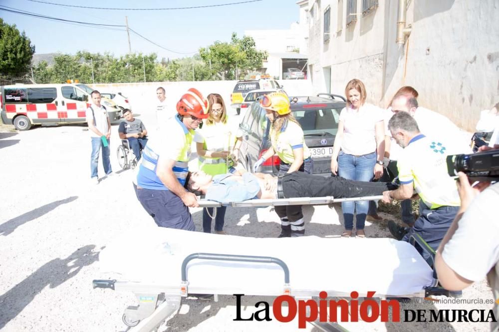 Simulacro de emergencia del Área IV de Salud