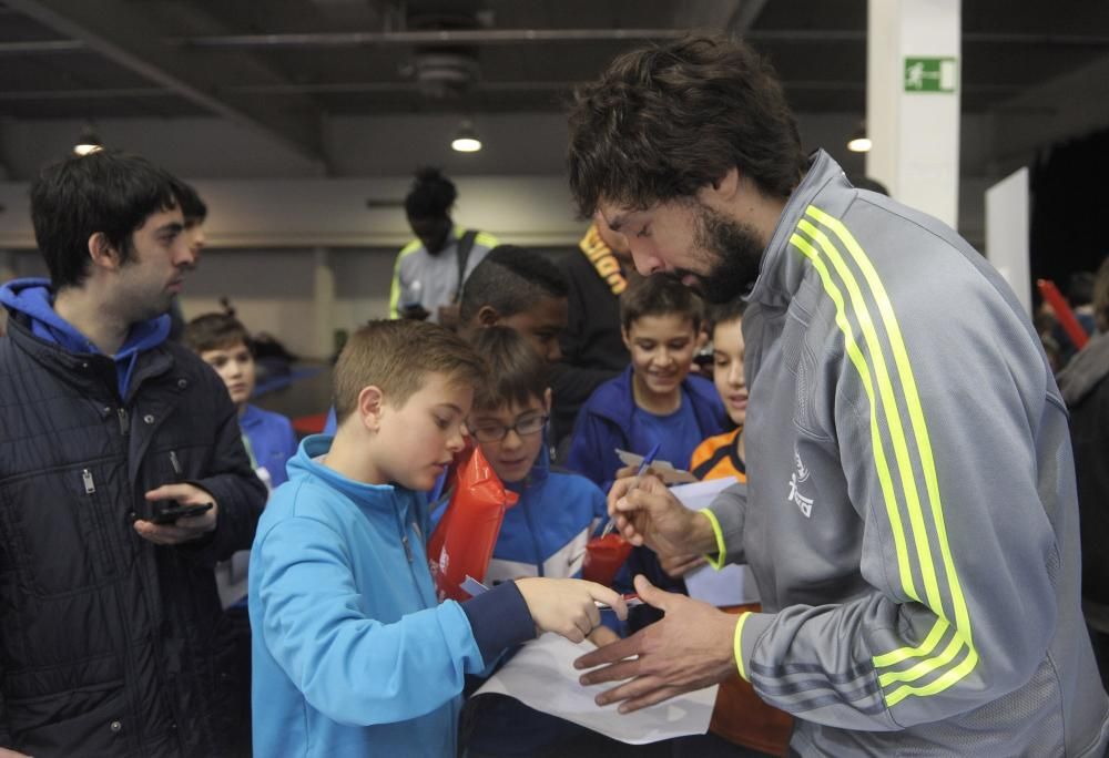 Niños en la Fan Zone de la Copa del Rey A Coruña