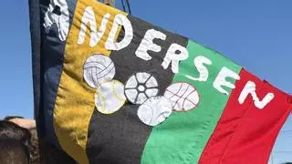 O Andersen acende o facho olímpico