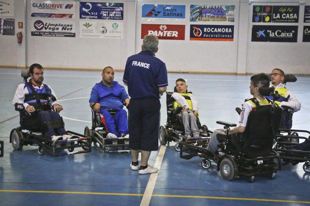 La Selección de Francia de «powerchair» se entrena en Callosa de Segura