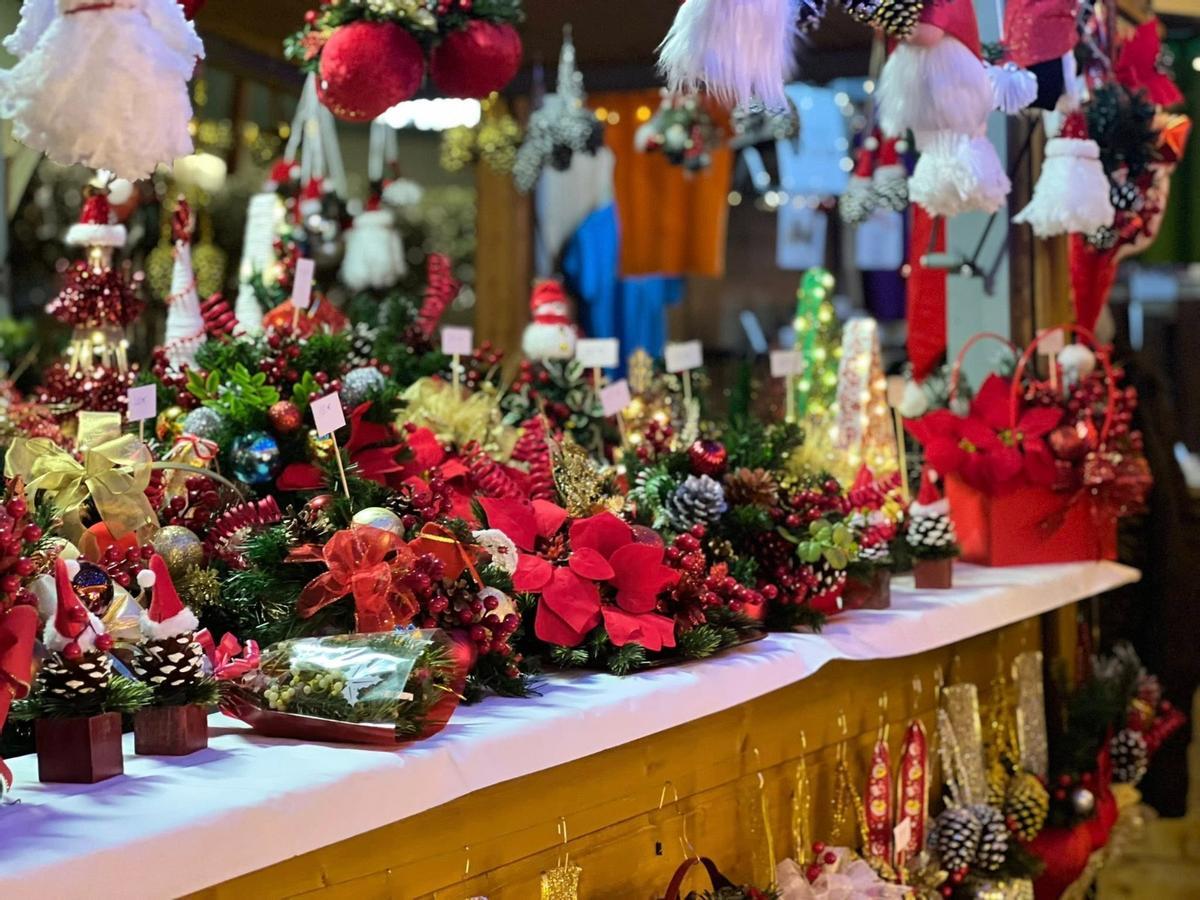 Parades de Nadal al mercat de l'Estació