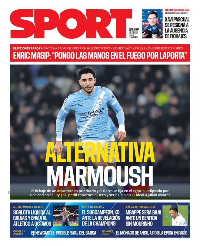 Portada contundente en Portugal para el partido de esta noche