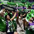 Aficionados del Unicaja, en un partidode la BCL