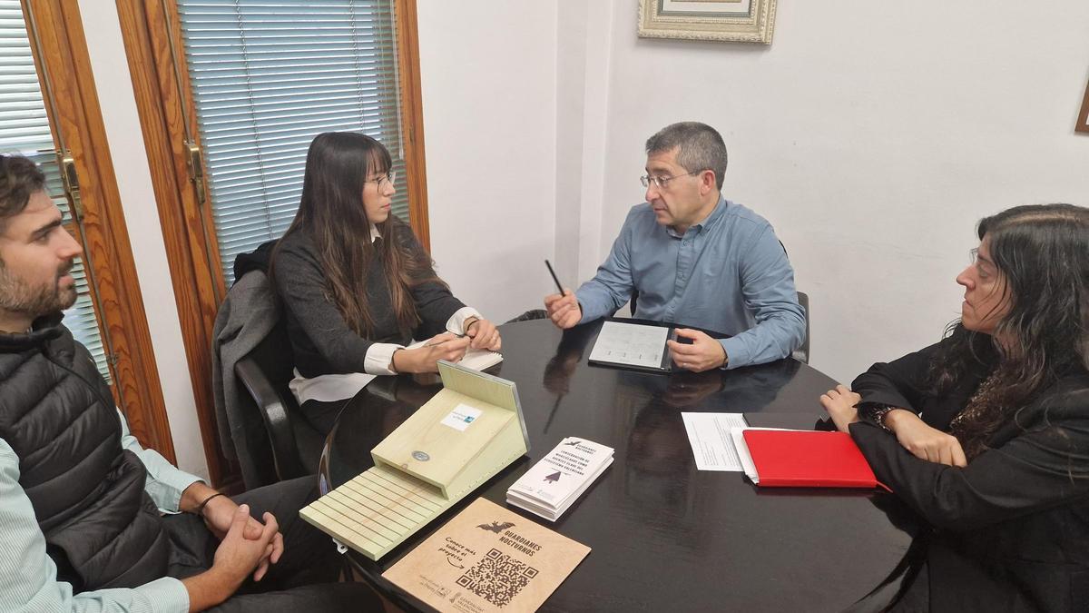 Reunión del concejal de Medioambiente de Alboraia con el Institut d'Estudis de l'Horta Sud.