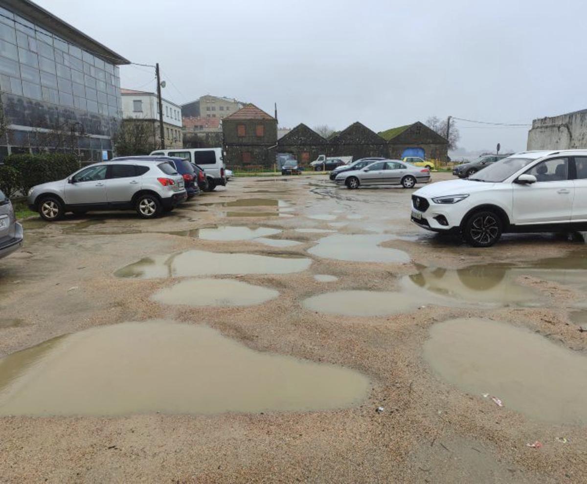 La explanada de Ojea, un «paisaje lunar». | SANTOS ÁLVAREZ