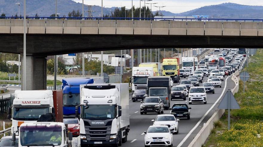 El tráfico en Alicante: accidentes en la N-332, A-79 y CV-80