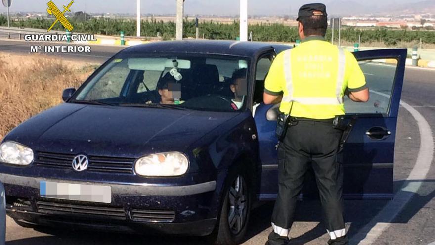 Detenido un joven en Alhama de Murcia por conducir a 192 km/h