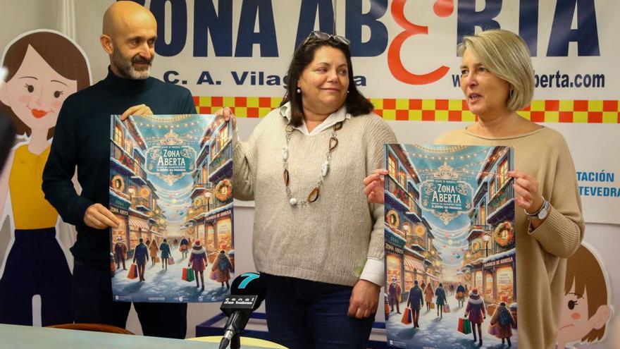 Zona Aberta dinamiza las compras navideñas sorteando 3.000 euros entre sus clientes