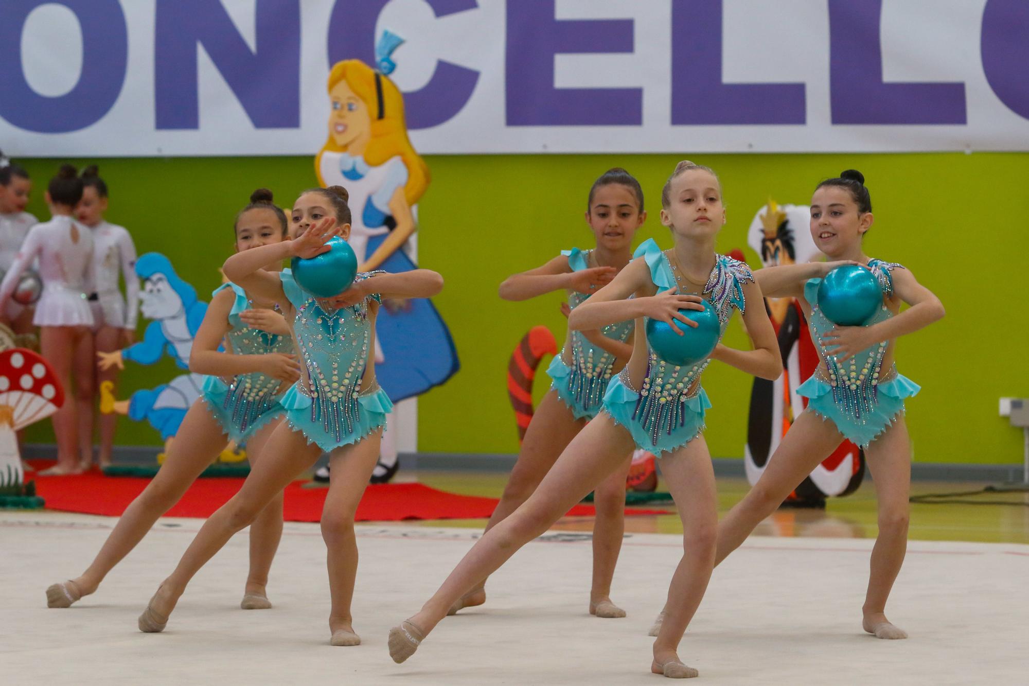 Campeonato autonómico de gimnasia rítmica en O Grove