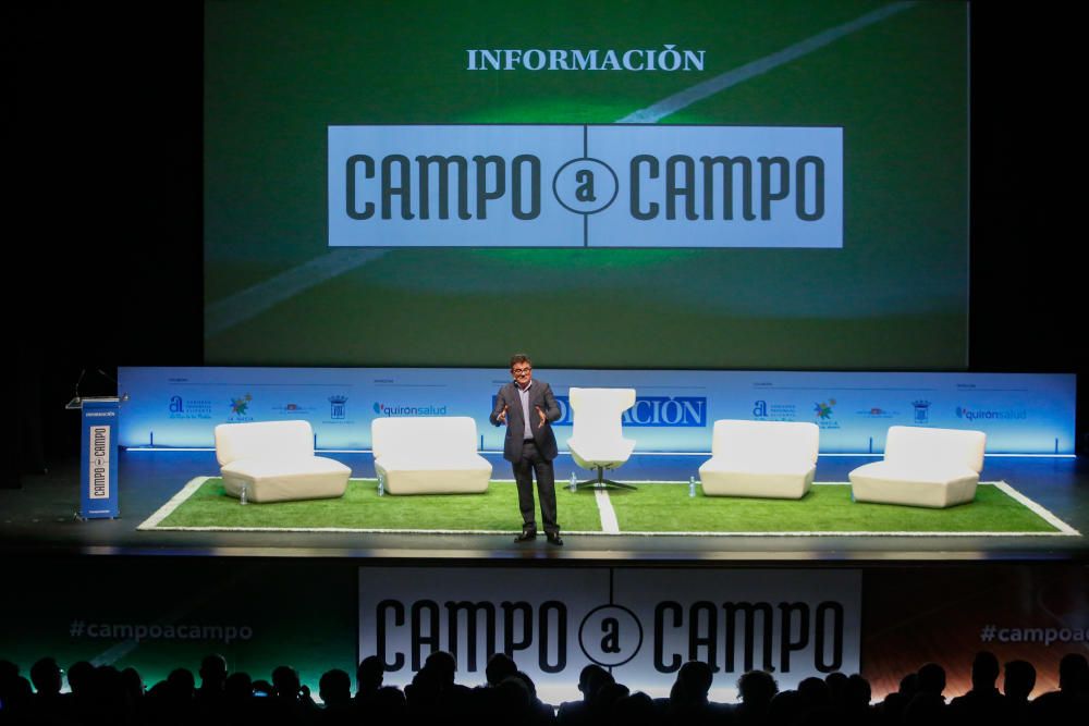 Éxito de público en la jornada con los exjugadores Joan Capdevila y Marcos Senna