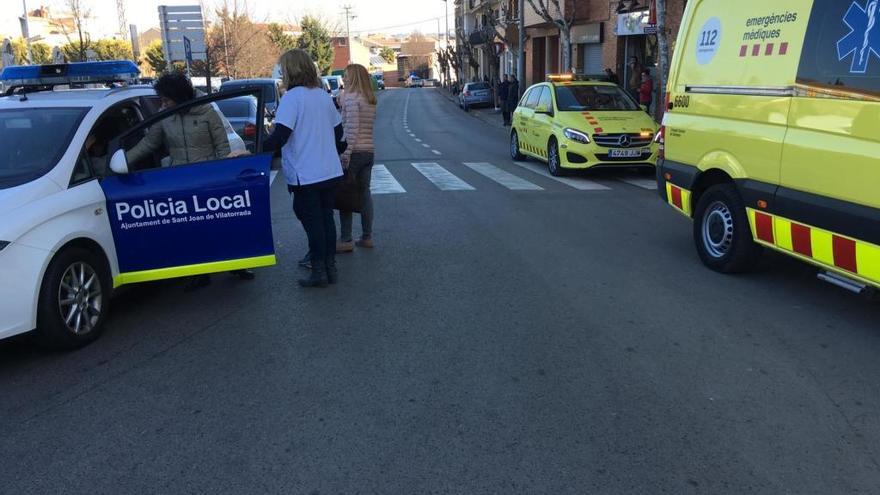 La Policia Local i el SEM, al lloc de l&#039;atropellament, aquest dimecres al migdia