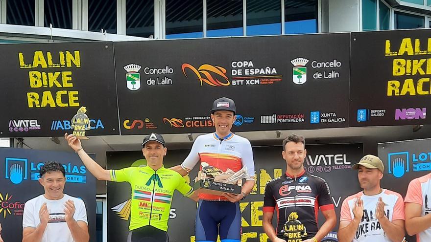El benaventano Carlos García se proclama vencedor del Lalín Bike Race